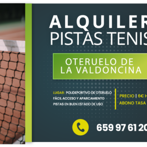 Alquiler pista de tenis