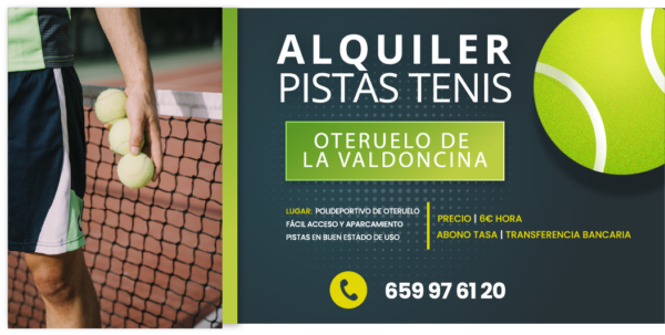 Alquiler pista de tenis